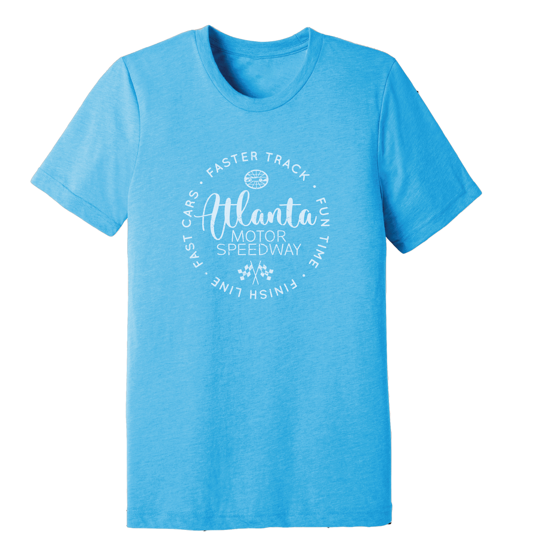 AMS LADY VINTAGE TEE Blue