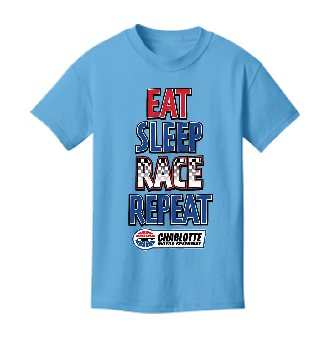 CMS BOYS EAT SLEEP RACE TEE Blue