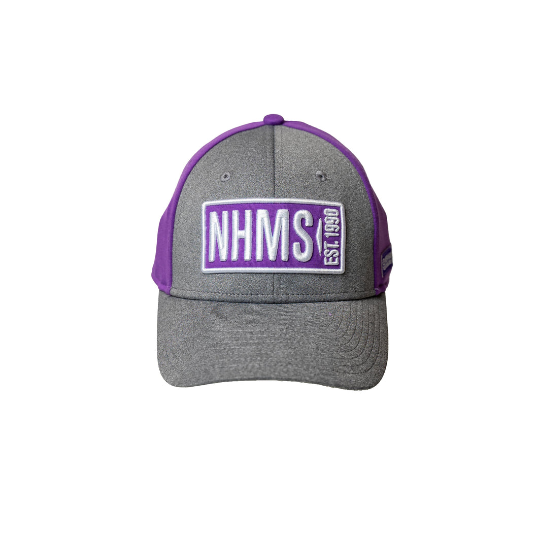 NHMS Ladies Heather Hat Purple