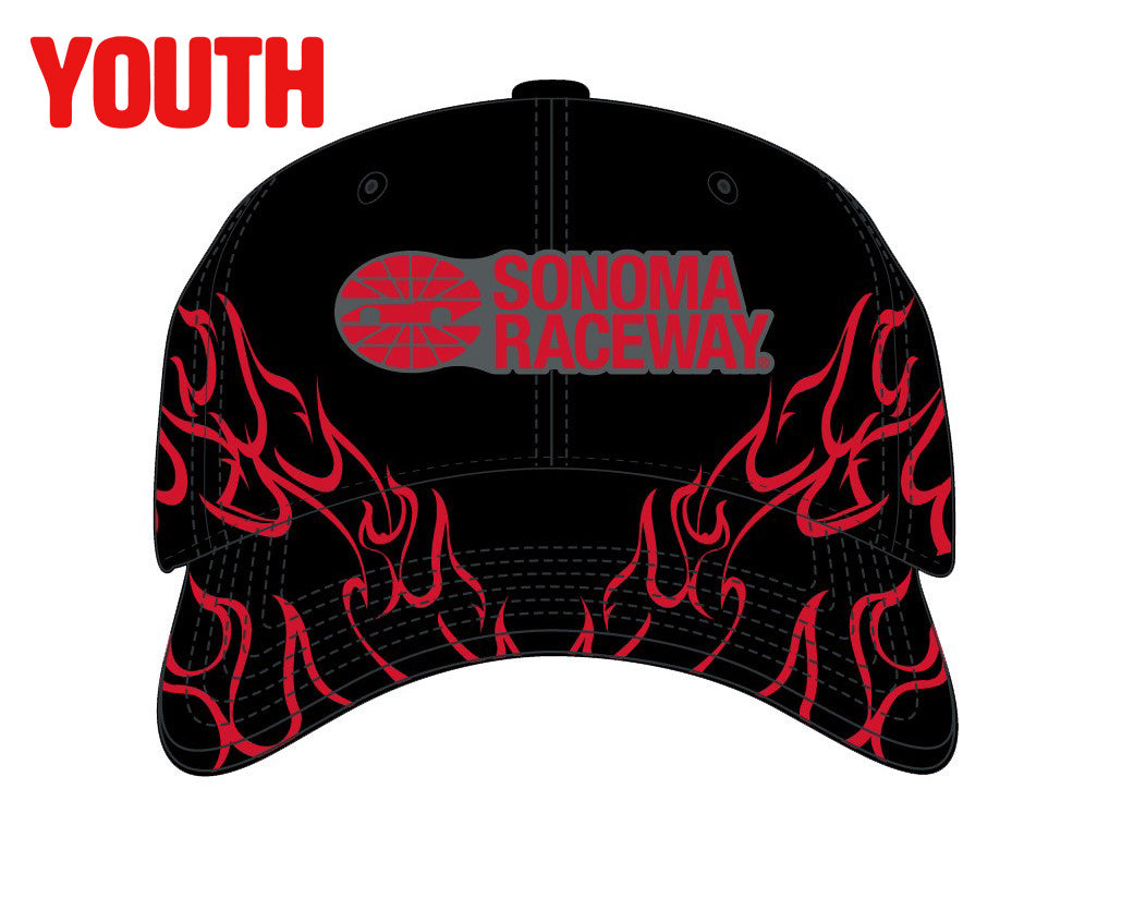 SNA YOUTH RED FLAMES HAT