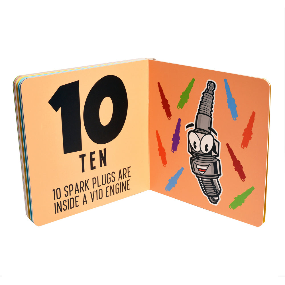 123 Count with Car Parts Book