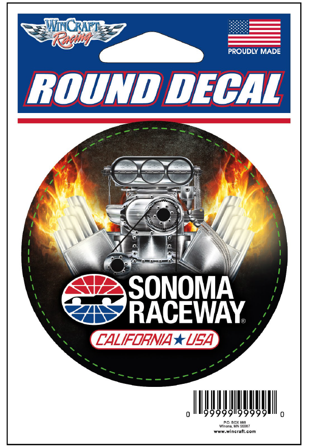 SNA DRAG ROUND DECAL