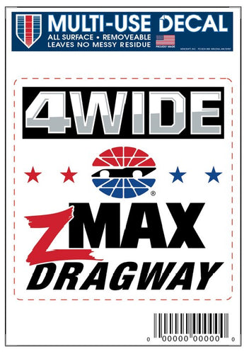 ZMAX 4WIDE LOGO DECAL
